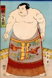 Asashio Toro, a Japanese Sumo Wrestler, c.1890